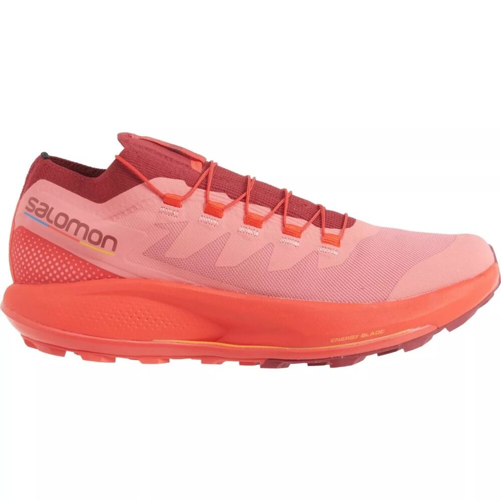 Salomon Women's Coral & Burgundy Trail Running Shoe